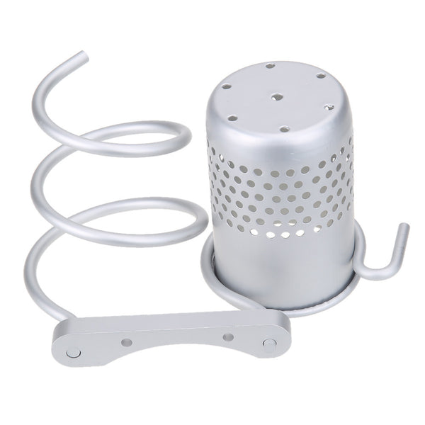 Aluminum Wall Mounted Hair Dryer Storage