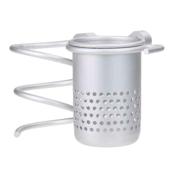 Aluminum Wall Mounted Hair Dryer Storage