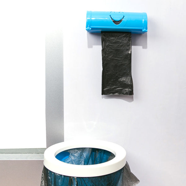 Color Home Eco-friendly Smile Face Garbage Storage