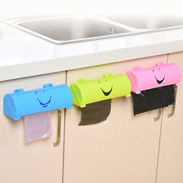 Color Home Eco-friendly Smile Face Garbage Storage
