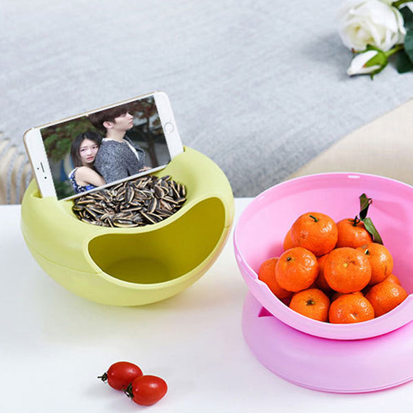 Creative Double Layer Storage Tray
