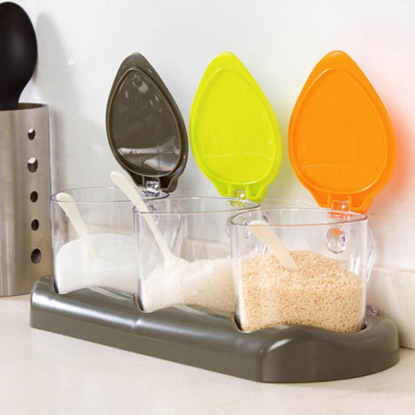 Transparent Plastic Kitchen Storage