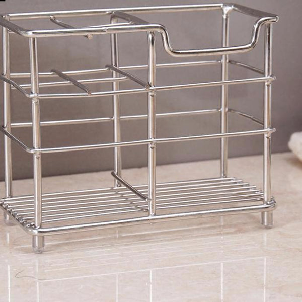 Stainless Steel Toothbrush Storage