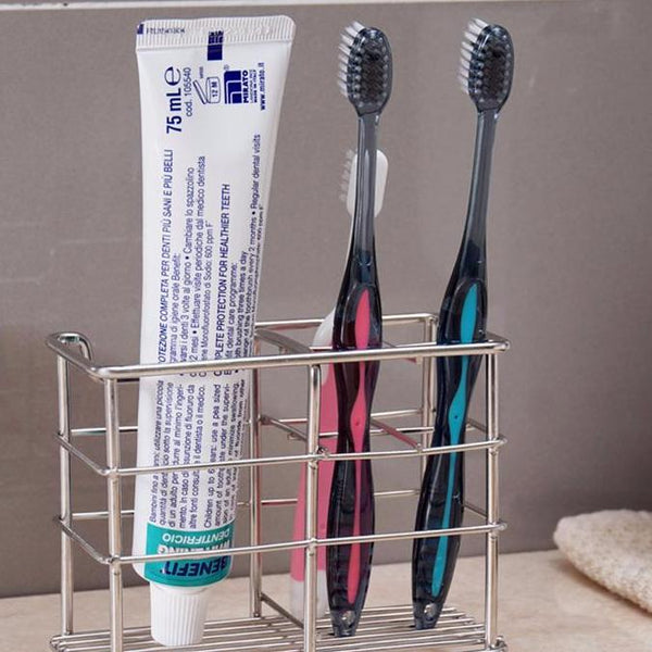 Stainless Steel Toothbrush Storage