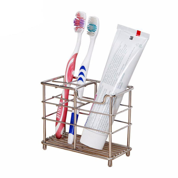 Stainless Steel Toothbrush Storage