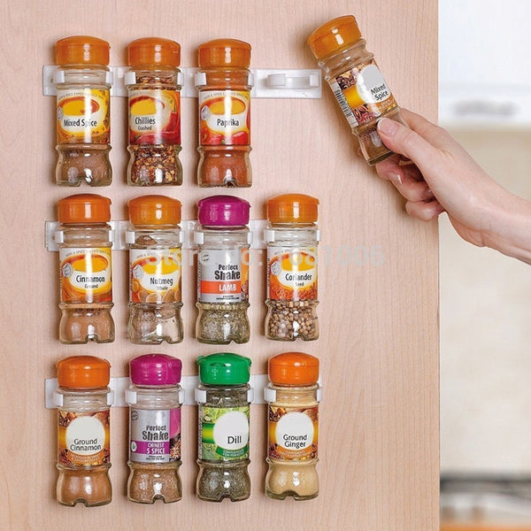 Kitchen Clip Spice Gripper Shelves