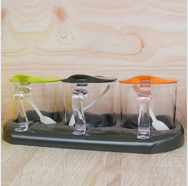 Transparent Plastic Kitchen Storage